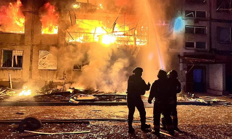 Ukraine says at least 20 killed in Russian strikes