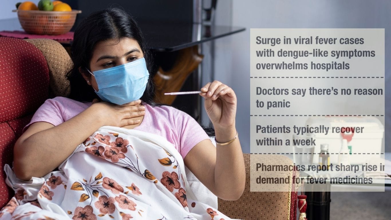 Viral fever sweeping across country