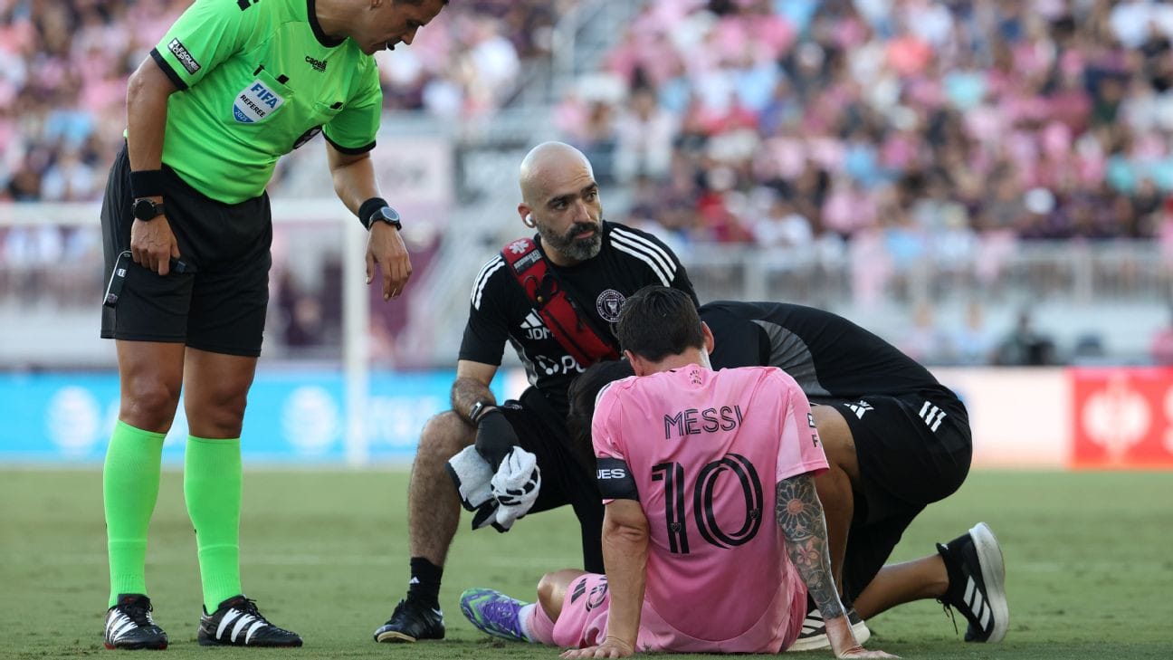 Messi out indefinitely with ‘minor muscle injury’