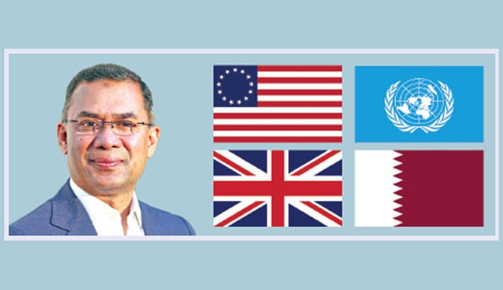 International support builds for Tarique Rahman