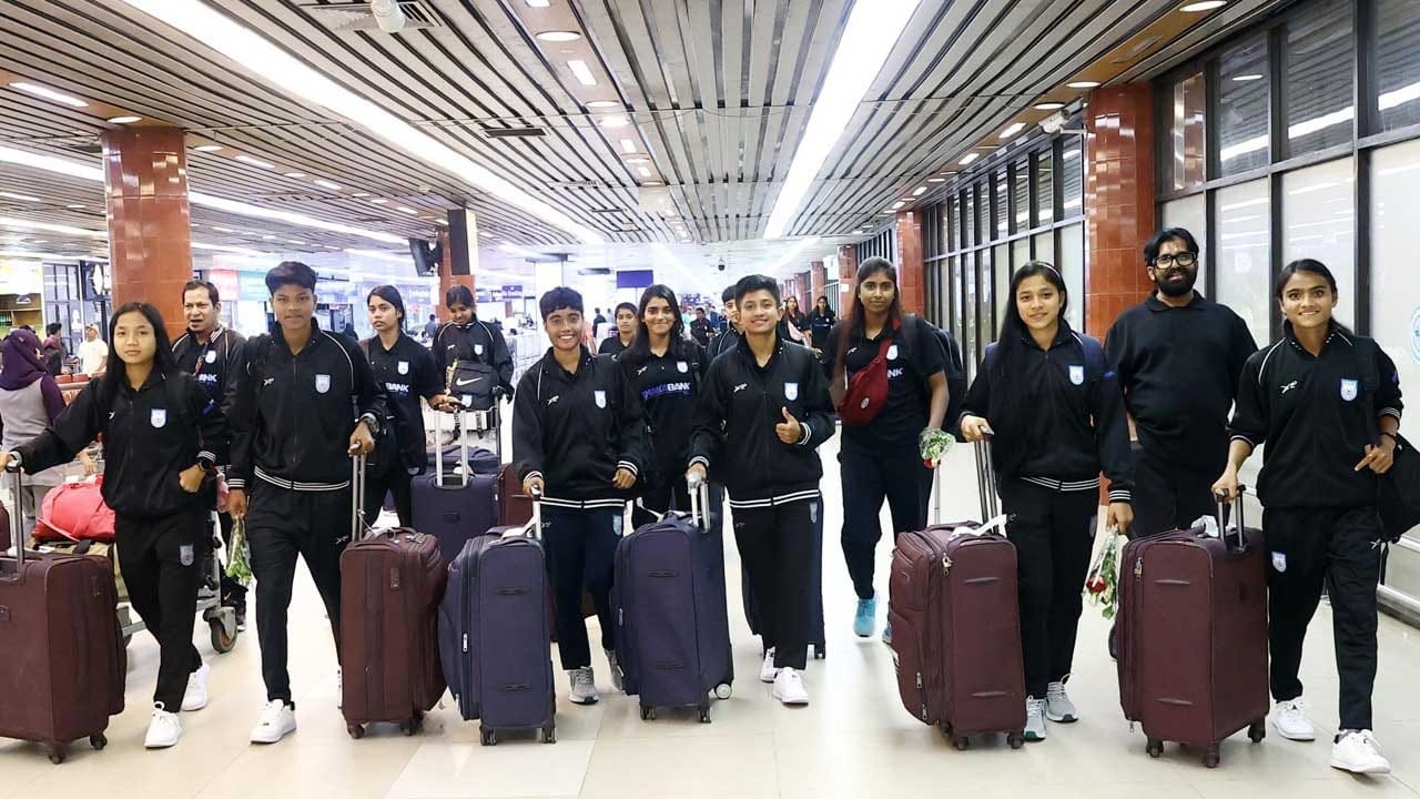 U-20 women’s team return home after securing Asian Cup spot