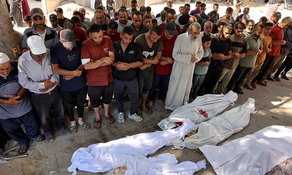 French Holocaust memorial defaced with 'Free Gaza'