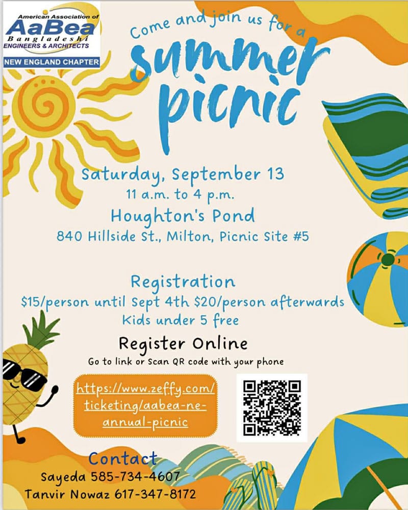 Attractive Annual Picnic of New England AABEA on September 13