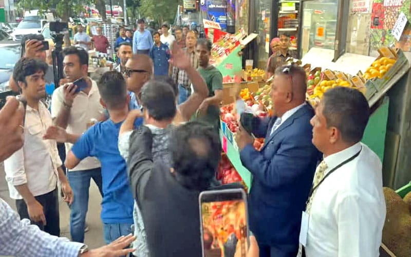 Scuffle, Chaos at anniversary rally for July–August mass uprising in New York