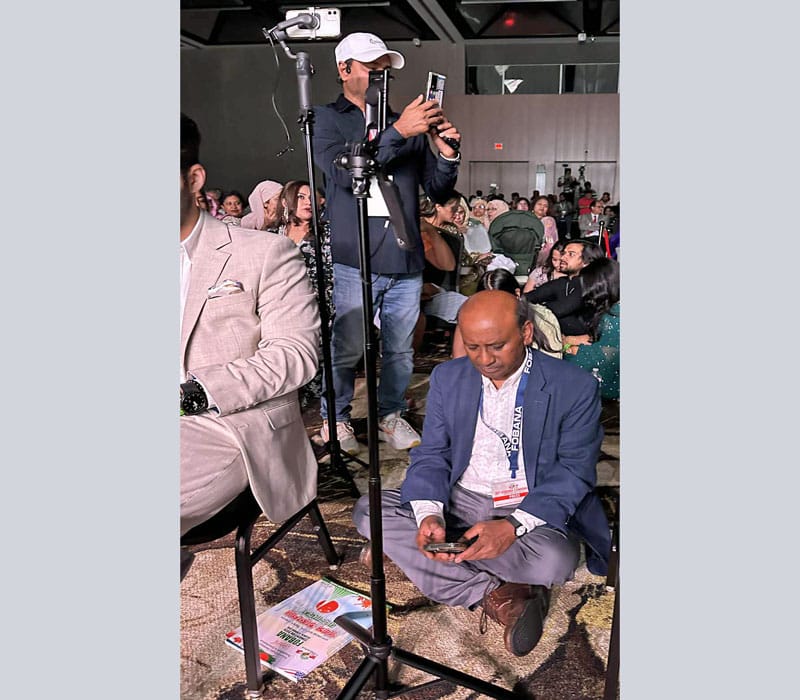 Even 39 years, No seating arrangements for Journalists at FOBANA Convention