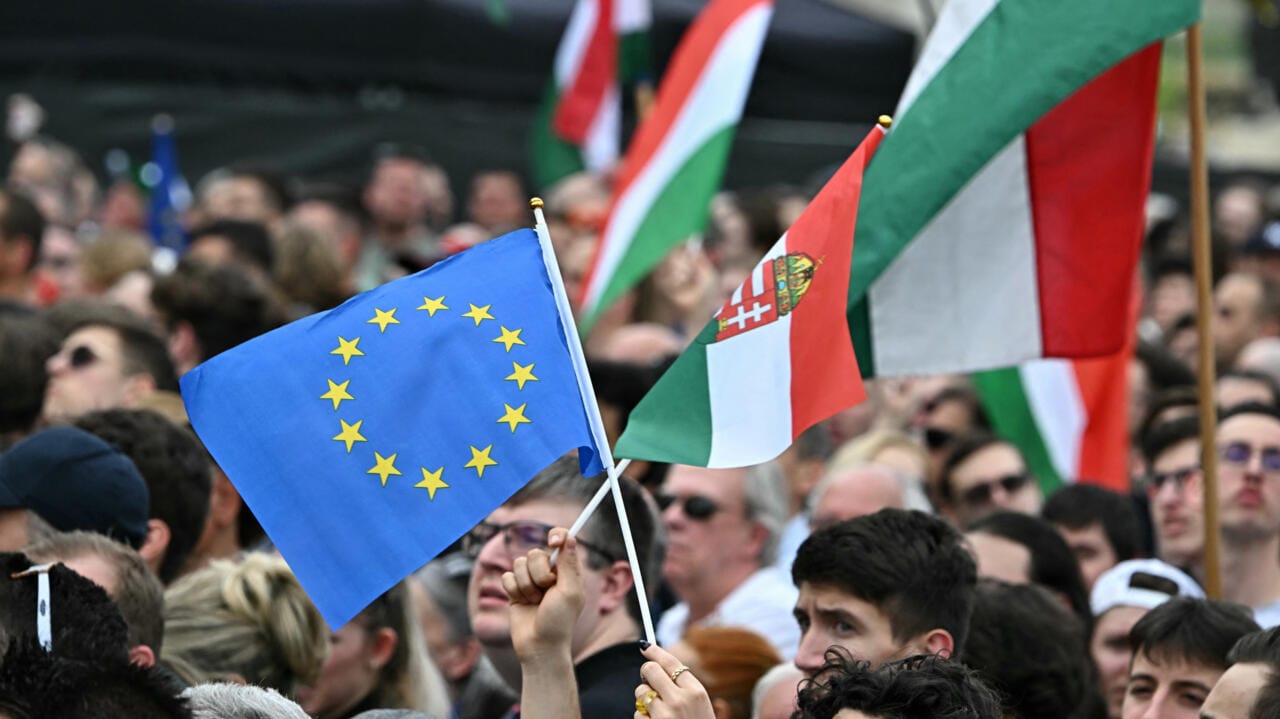 Tens of thousands rally against Hungary PM Orban's media spending