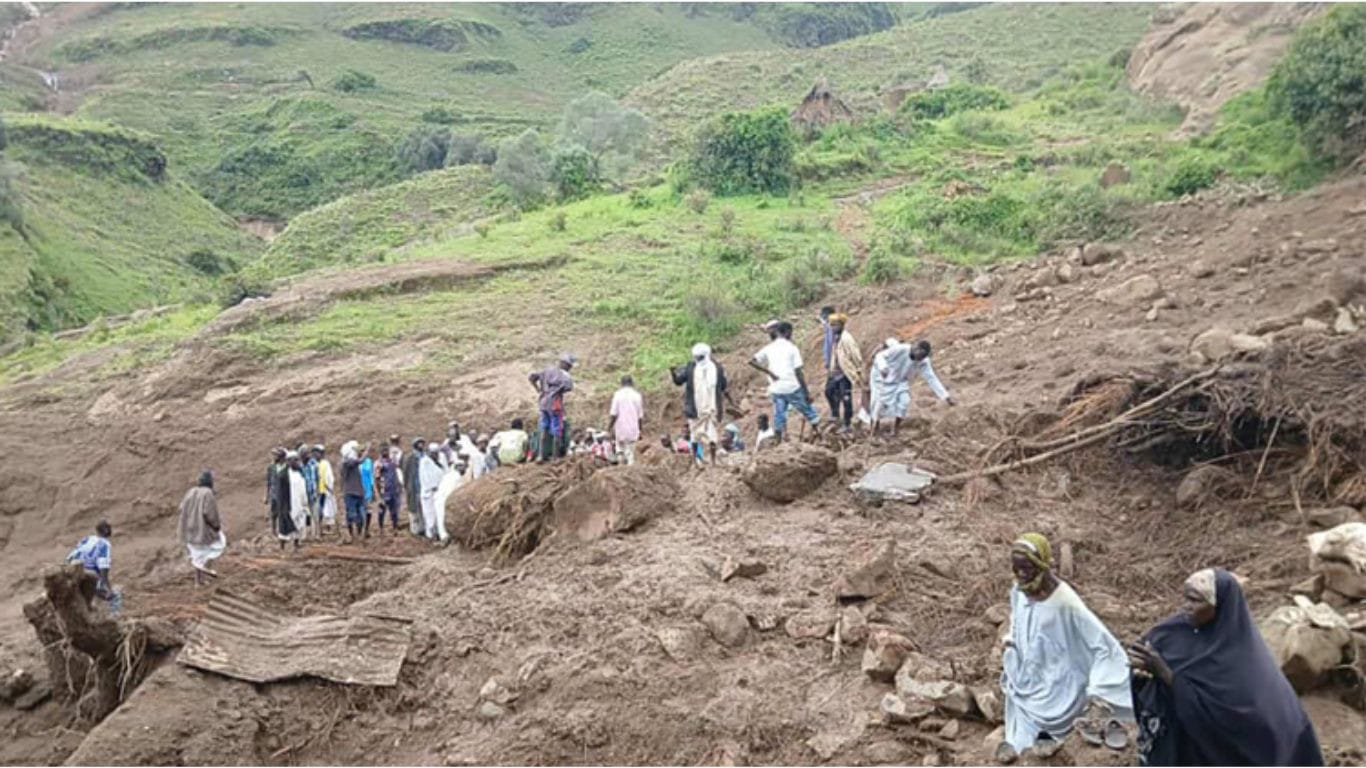 Landslide wipes out Sudan village, killing hundreds