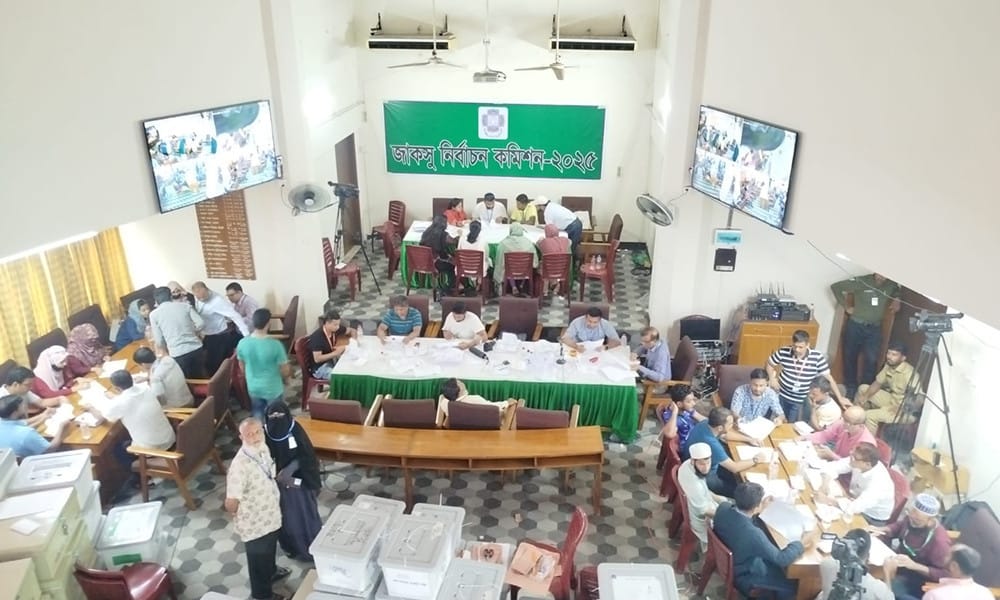 Vote counting completed in 17 halls, 4 still ongoing