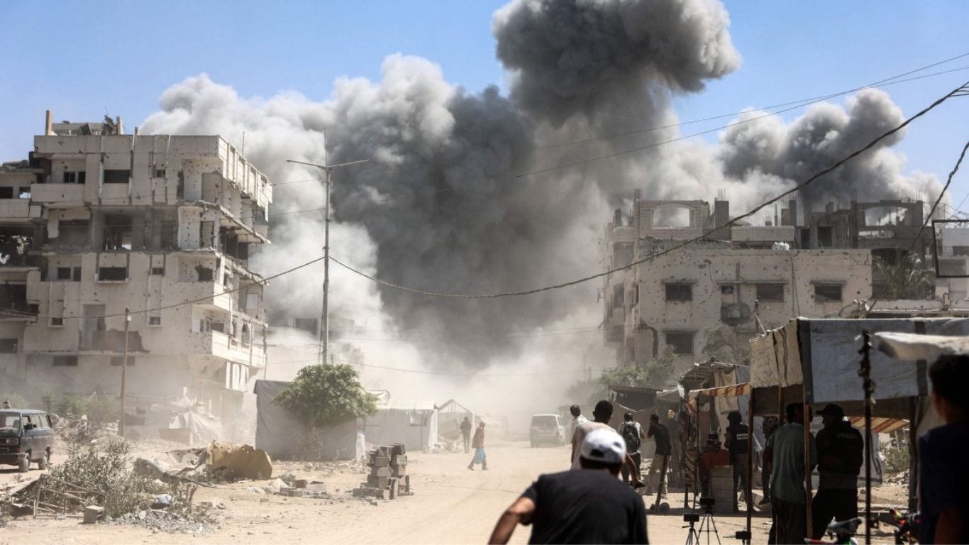 Heavy bombing in Gaza City after Rubio backs Israel
