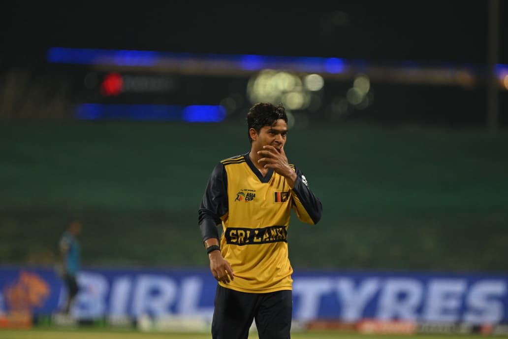 Wellalage learns of father's death after Asia Cup match