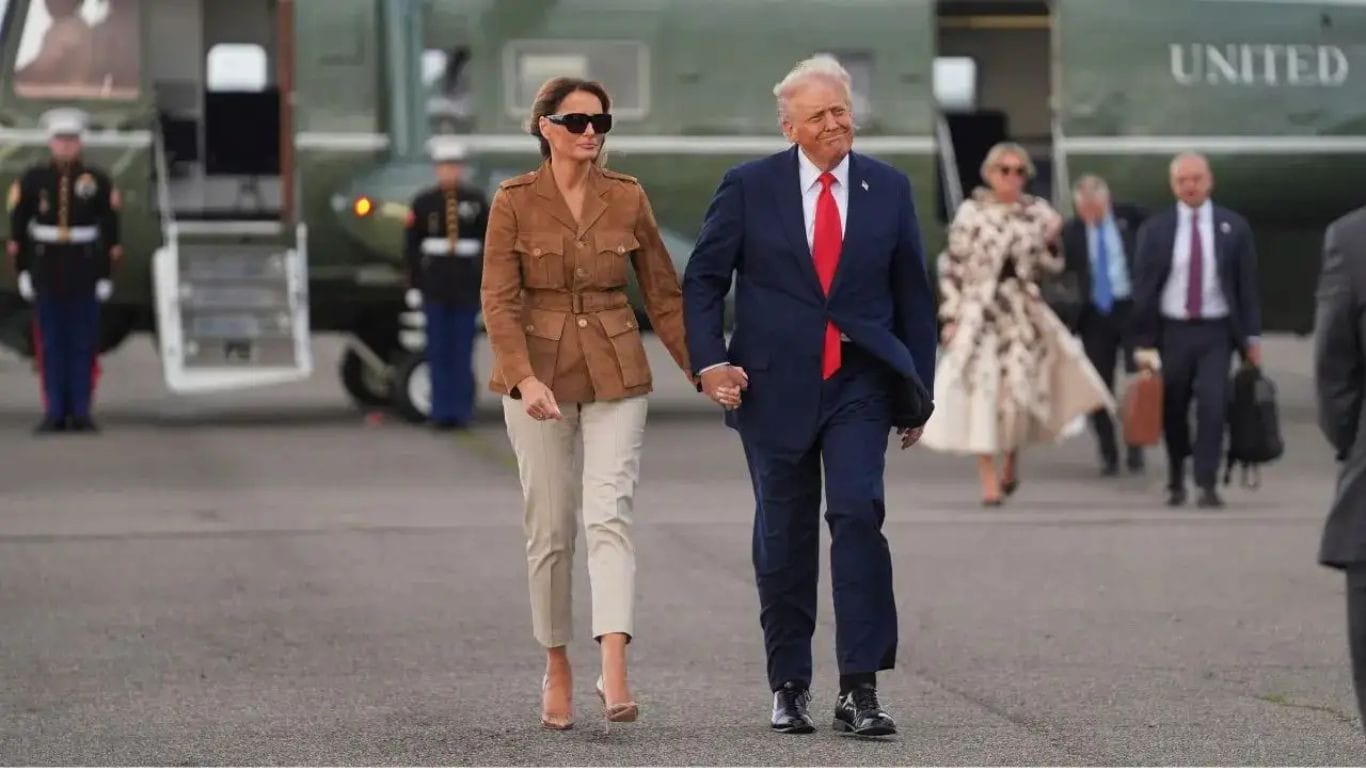 Technical glitch forces Trump’s chopper to make emergency landing in UK