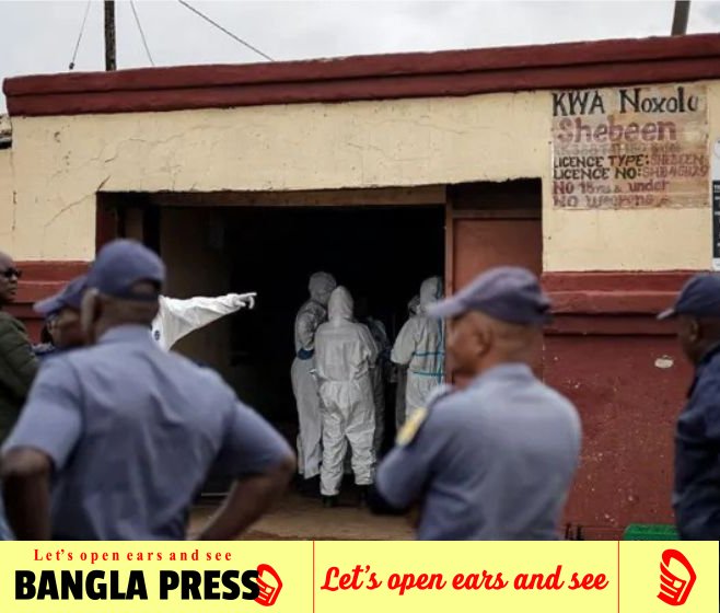 11 arrested over mass shooting in South Africa tavern