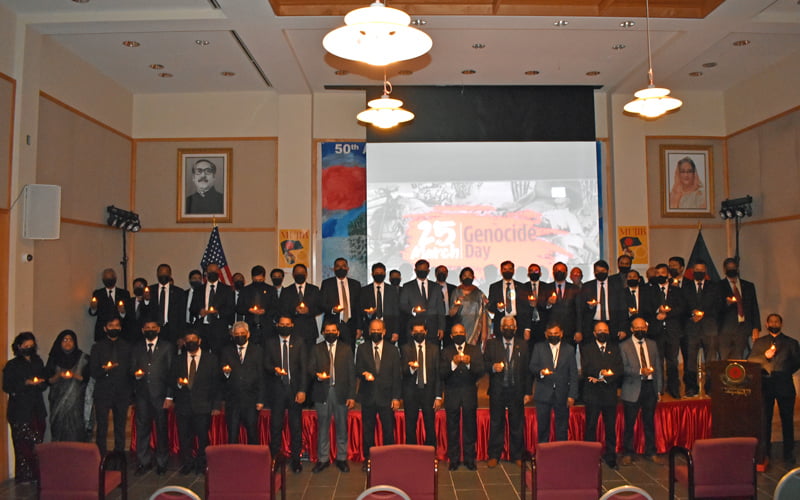 Bangladesh Embassy in Washington DC Observes Genocide Day