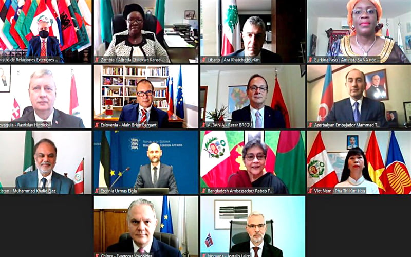 PR of Bangladesh to the UN submitted credentials to Peru