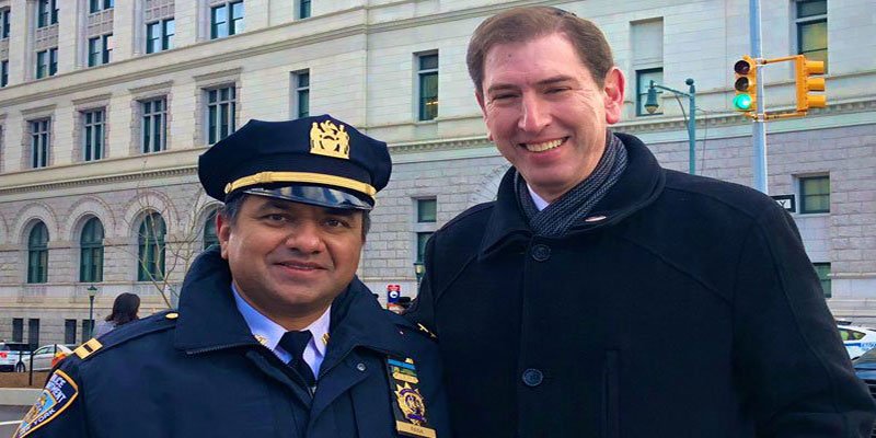 The first Muslim police commanding officer in New York