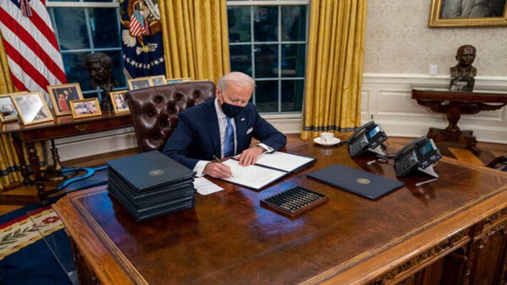 Biden signed 17 executive orders with responsibility