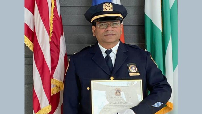 Bangladeshi-American Shamsul becomes Lt Commander in New York Police