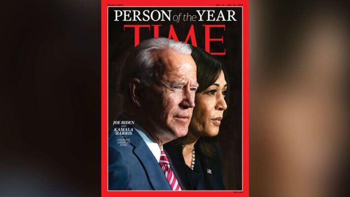Joe Biden and Kamala Harris named Time magazine's 2020 person of the year