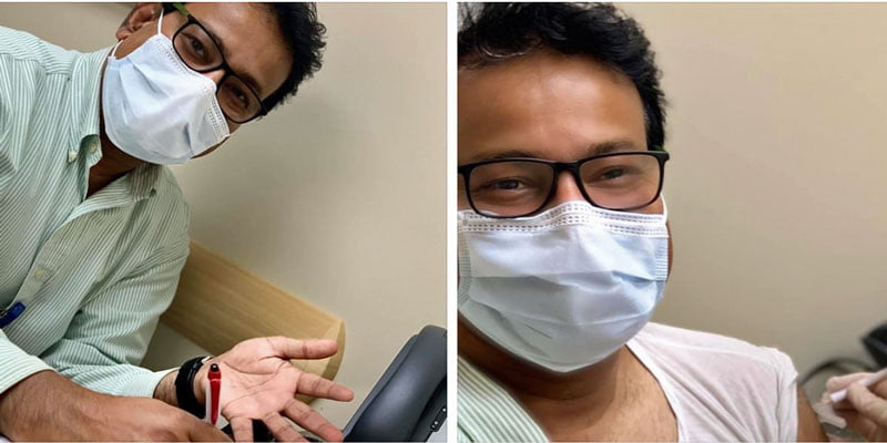 Expatriate physicians in the United States on Pfizer's vaccine trial