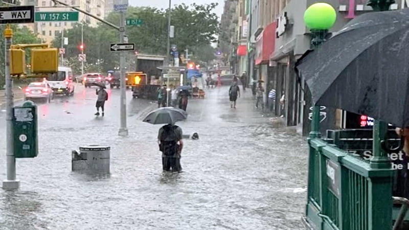 Sudden flood in New York-New Jersey leaves one dead