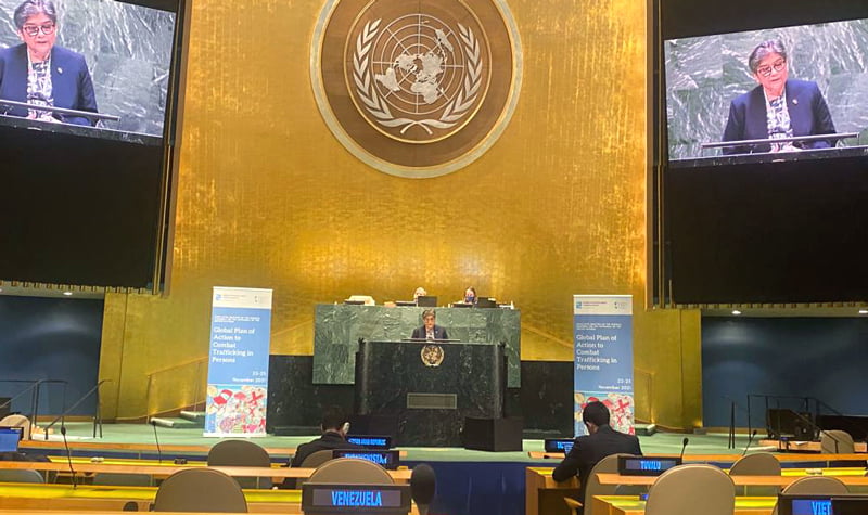 Bangladesh calls for solution to cause of human trafficking to UN