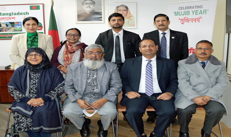 Cabinet Secretary on a visit to the BD Consulate in New York