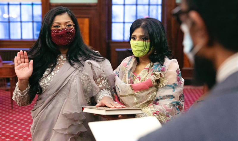 Bangladeshi Councilwoman took oath in New York