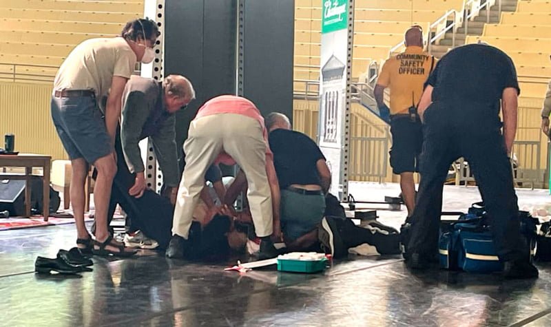 Author Salman Rushdie was stabbed on stage in New York