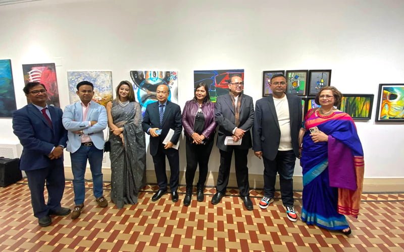 Painting exhibition of 34 Bangladeshi artists started in New York