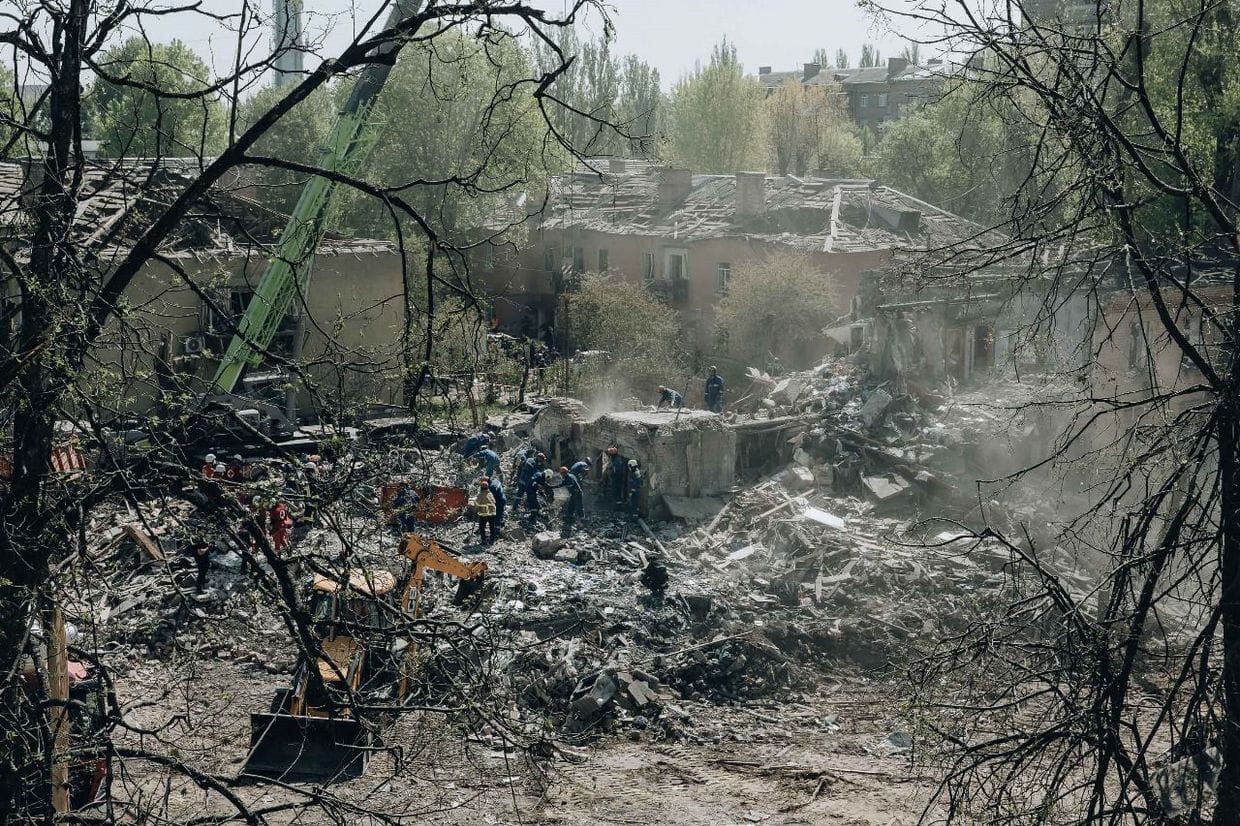 Missile that killed 12 in Russian strike on Kyiv was North Korean, Zelenskiy says