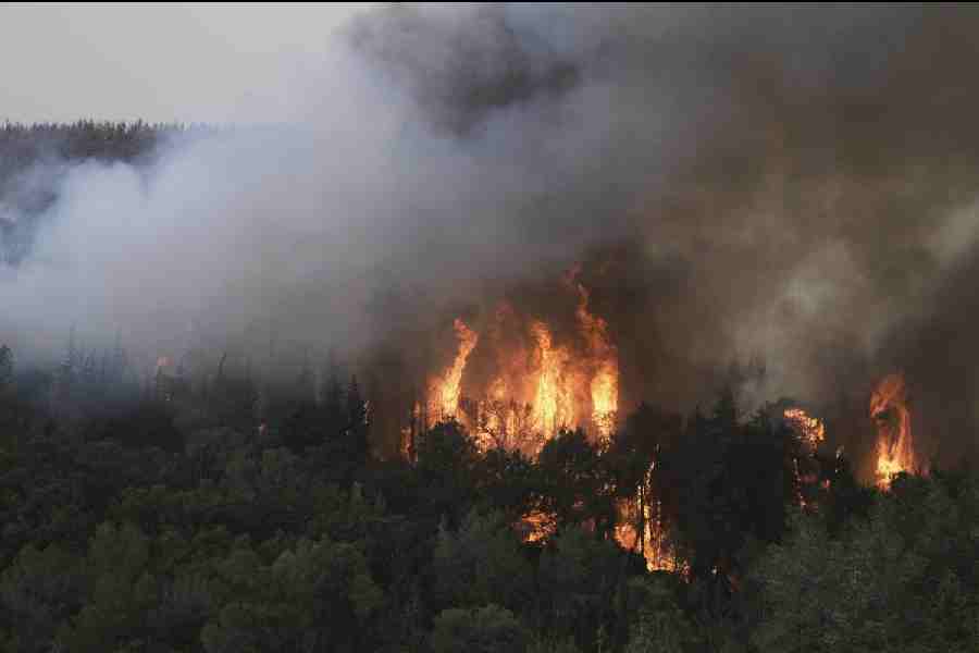 Wildfires rage near Jerusalem, major road closed, communities evacuated