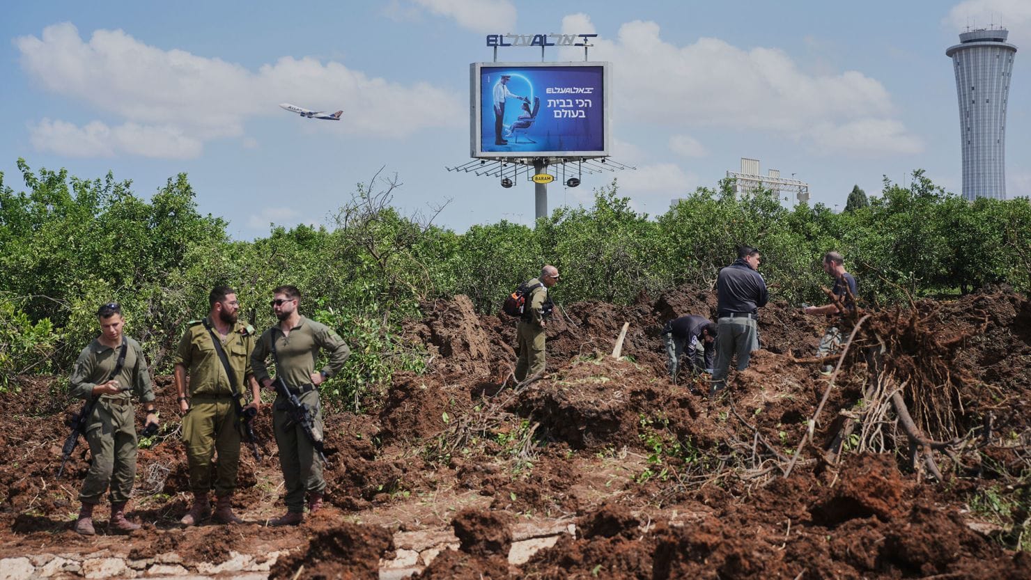 Iran-backed Huthis claim missile attack on Israel’s main airport