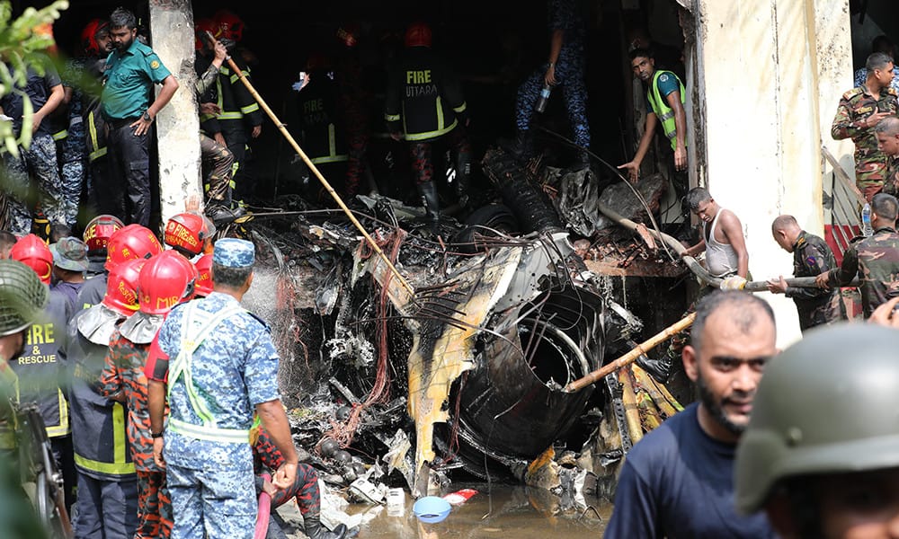 Uttara Aircraft Crash: Rescue operations underway, many injured