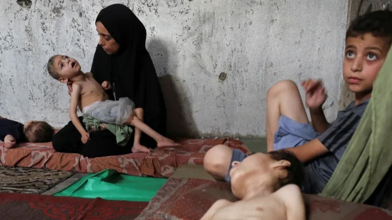 Death toll from starvation in Gaza rises to 115 as Israeli attacks continue