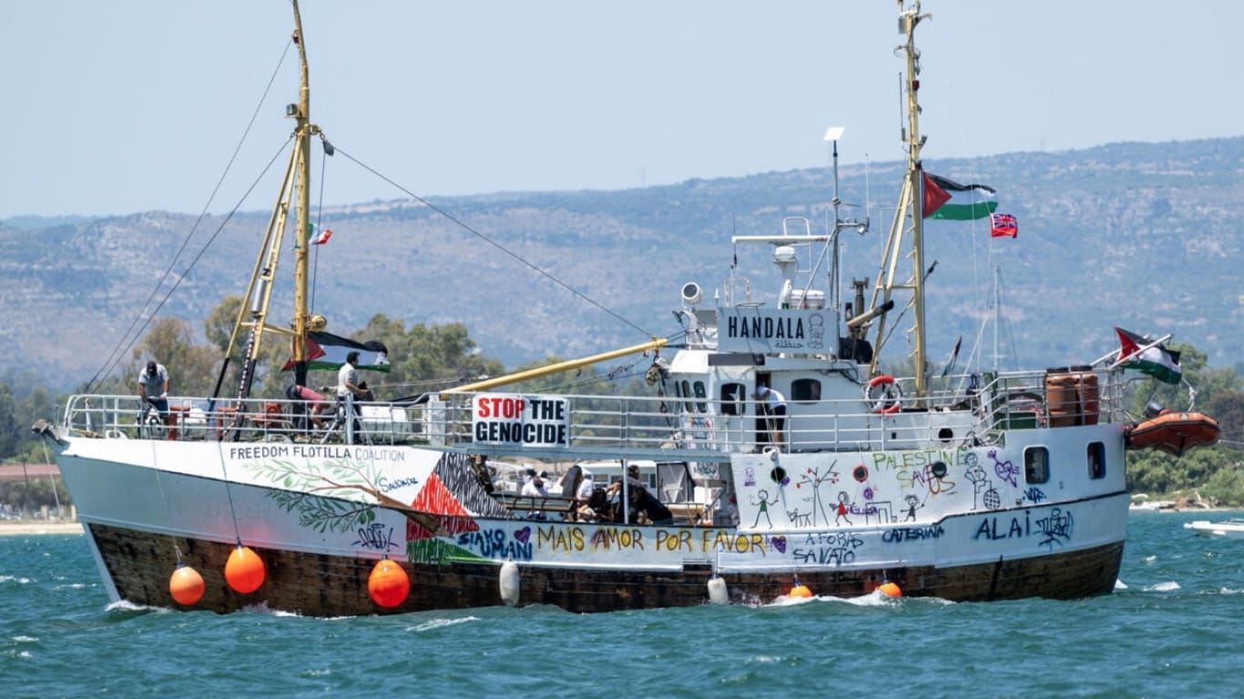 Israel seeking to deport activists detained on Gaza-bound boat: NGO