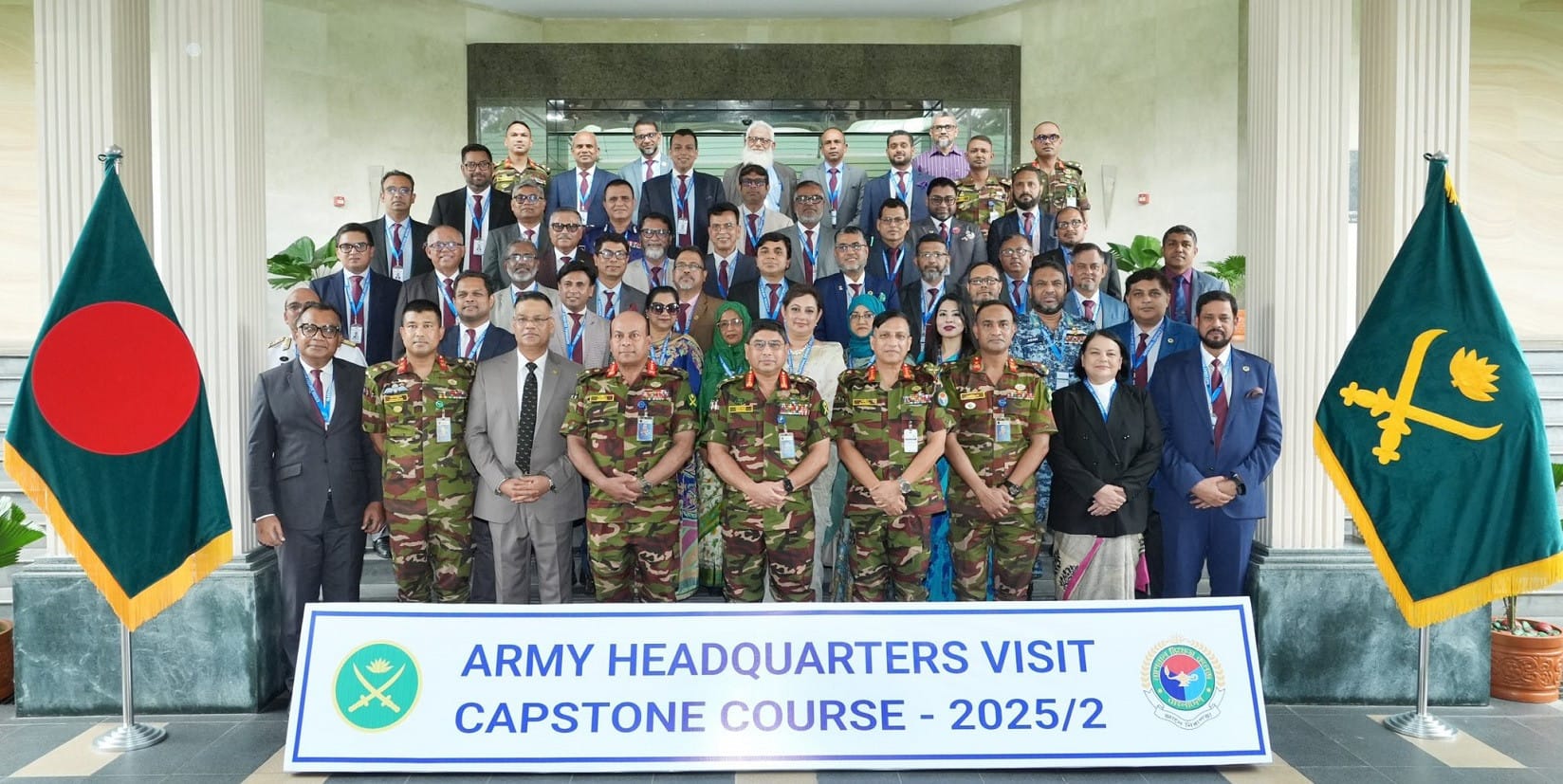 CAPSTONE 2025/02 delegation visits army headquarters