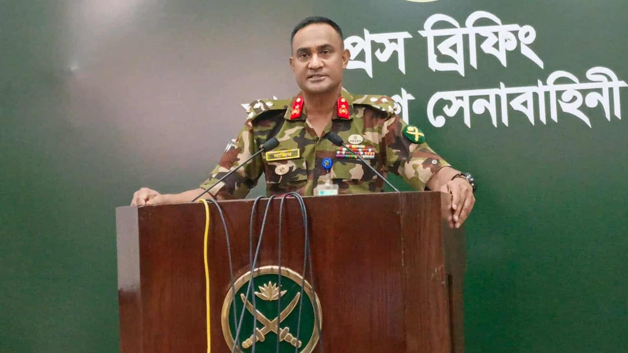 Army says not biased towards any particular party