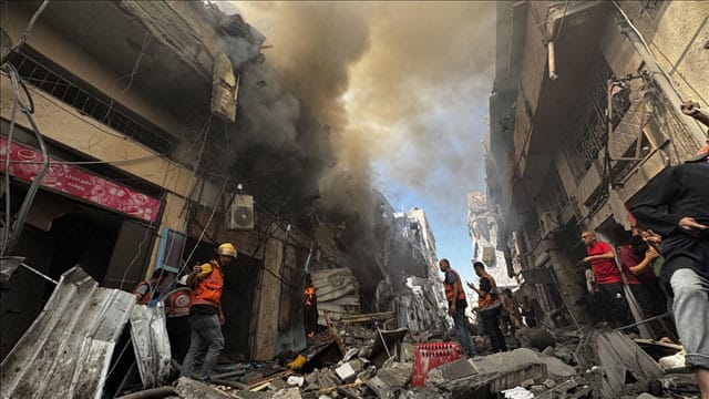 Gaza civil defence says Israeli fire kills 22