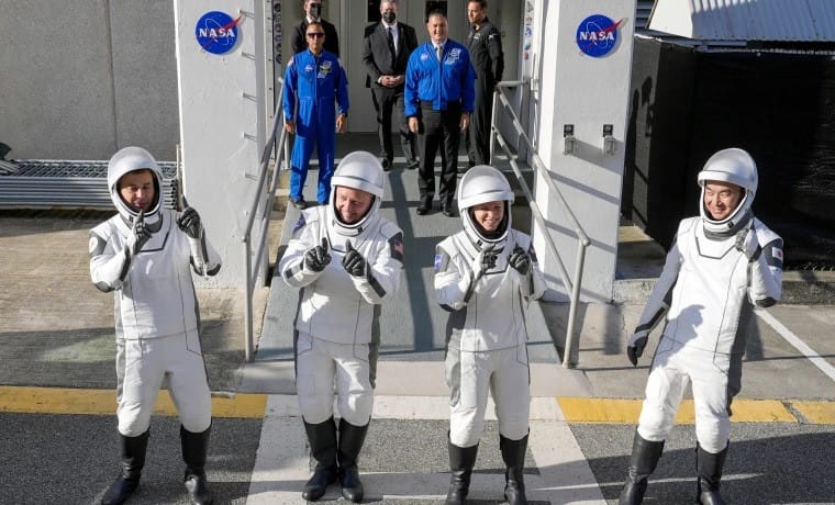 SpaceX delivers four astronauts to the International Space Station just 15 hours after launch