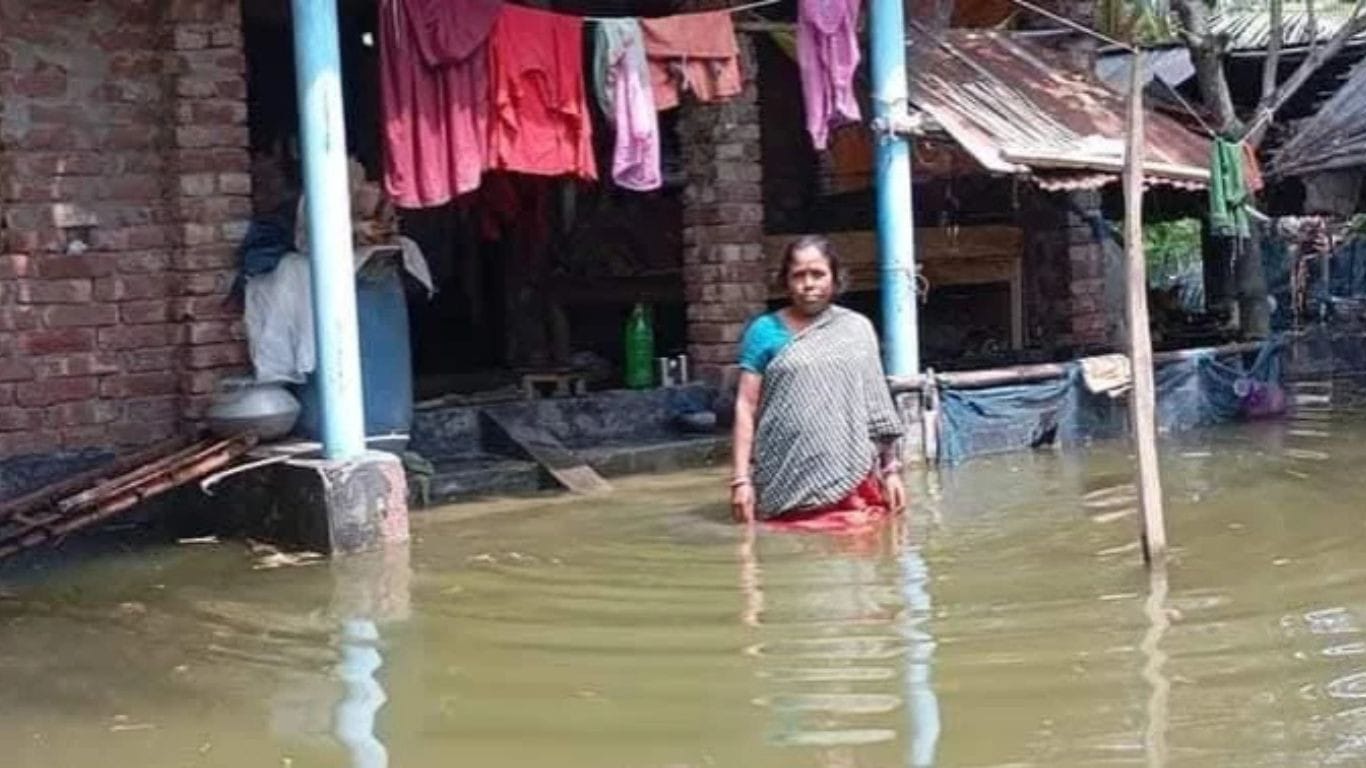 Waterlogged and forgotten: Over 5 lakh trapped in Jashore’s Bhabodah