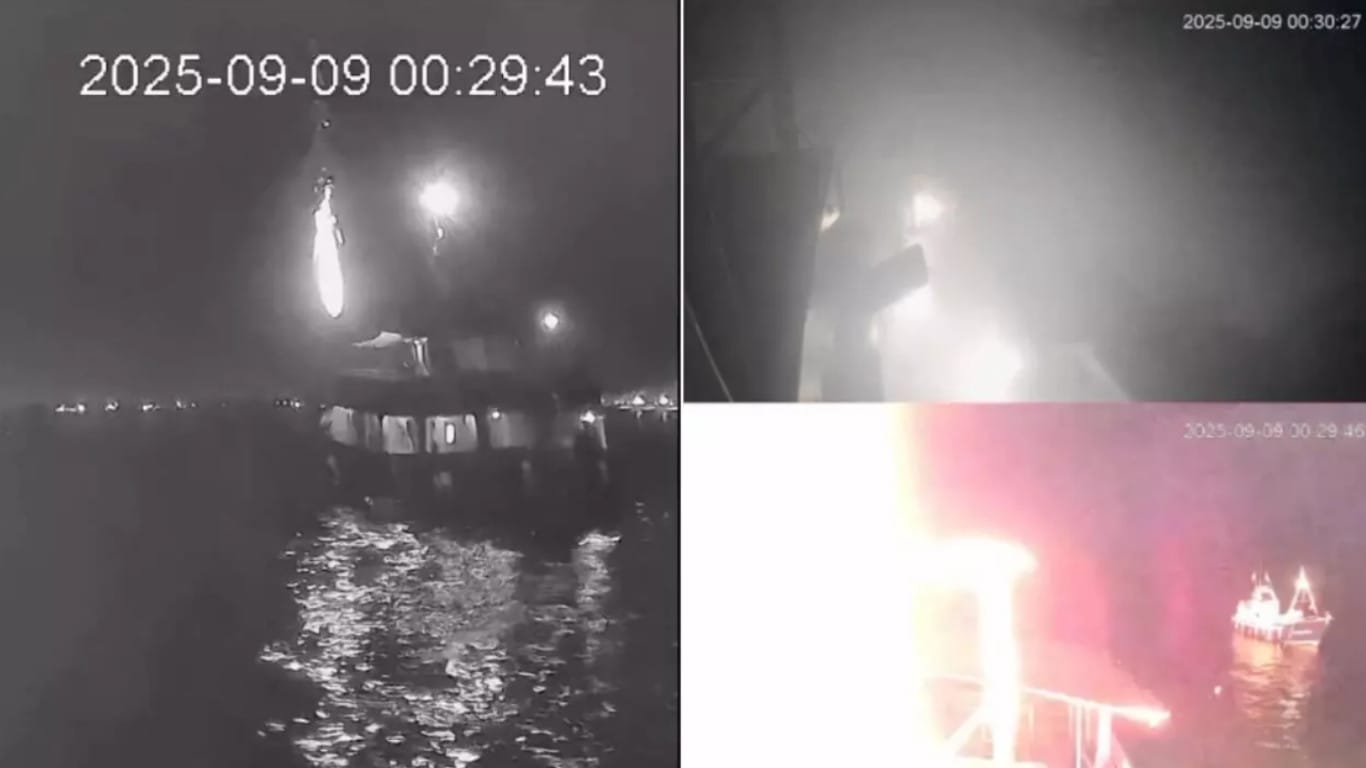 Gaza aid flotilla activists say second boat hit by suspected drone